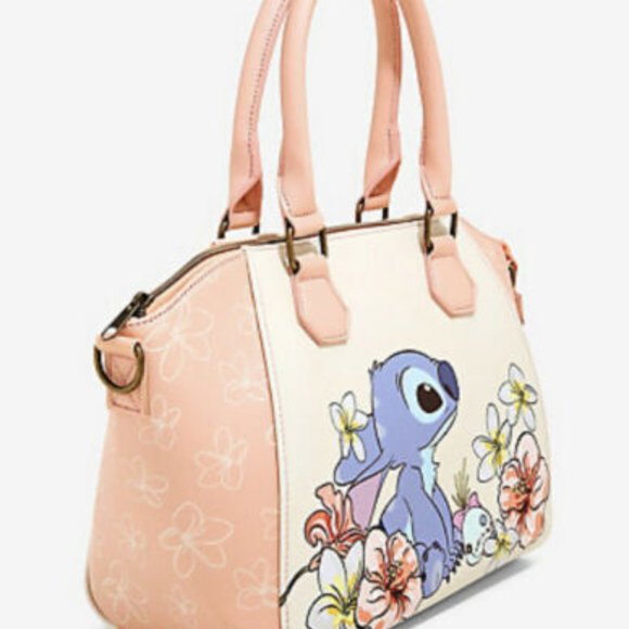 Loungefly Bags Loungefly Disney Lilo Stitch Satchel Floral Bag